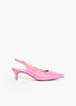 Décolleté slingback con tacco sottile, bonprix