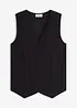 Gilet in maglia con motivo traforato dietro, bonprix