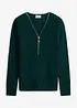 Maglione in filato grosso con cerniera, bonprix