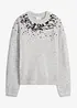 Maglione con paillettes colorate, bonprix
