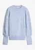 Maglione con motivo traforato, bonprix