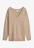 Maglione oversize in misto viscosa, bonprix