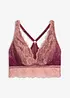 Reggiseno bustier dai colori sfumati con pizzo delicato, bonprix