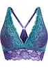 Reggiseno bustier dai colori sfumati con pizzo delicato, bonprix