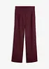 Pantaloni con elastico in vita e trama twill, bonprix
