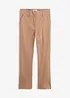 Pantaloni in twill di cotone elasticizzato, bonprix