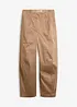 Pantaloni barrel in twill, bonprix