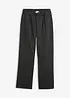 Pantaloni in punto di Roma con pinces, bonprix