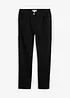 Pantaloni in twill dal taglio dritto a vita alta, bonprix