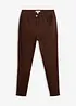 Pantaloni  mom a vita alta in twill, bonprix