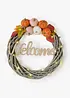 Ghirlanda da porta con zucche e LED, bonprix