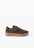 Sneaker con plateau in stile retrò, bonprix