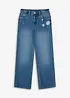 Jeans wide leg, vita media, bonprix