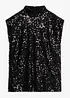 Top con paillettes, bonprix