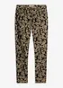 Pantaloni  in cotone elasticizzato fantasia, bonprix