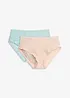 Slip alto con pizzo delicato (pacco da 2), bonprix