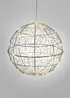 Sfera metallica con LED, bonprix
