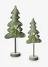 Abeti decorativi (set 2 pezzi), bonprix