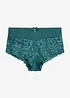 Culotte a vita alta con pizzo, bonprix