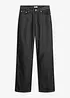 Jeans straight, vita media, bonprix