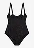 Body con pizzo ed effetto modellante forte, bonprix