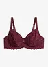 Reggiseno con ferretto e pizzo delicato, bonprix