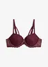 Reggiseno con coppe preformate in pizzo raffinato, bonprix