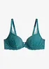 Reggiseno con coppe preformate e pizzo raffinato, bonprix