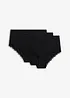 Panty a vita alta senza cuciture in poliammide (pacco da 3), bonprix