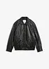 Bomber oversize in nappa d'agnello, bonprix