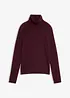 Maglione a collo alto in misto cachemire morbido con Good Cashmere Standard®, bonprix