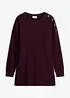 Maglione in misto viscosa con bottoni decorativi, bonprix
