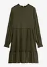 Abito in jersey e mesh fine, bonprix