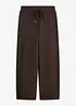 Pantaloni in felpa effetto neoprene, bonprix