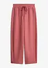 Pantaloni in felpa effetto neoprene, bonprix