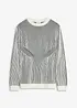 Maglione a coste in misto cotone, loose fit, bonprix
