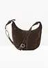 Borsa a tracolla in pelle scamosciata, bonprix