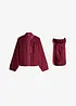 Giacca prémaman in pile teddy con inserto babywearing, bonprix