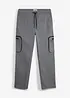 Pantaloni cargo regular fit con pratiche tasche e taglio dritto, bonprix