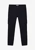 Pantaloni cargo regular fit in puro cotone, tapered, bonprix