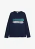 Maglia a maniche lunghe in puro cotone biologico, bonprix