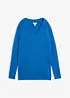 Maglione oversize con scollo a V, bonprix