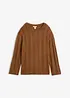 Maglione oversize a coste, bonprix