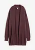 Cardigan lungo con collo a scialle, bonprix