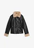 Giacca in similpelle foderata, bonprix