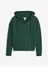 Maglione con scollatura a V e cappuccio, bonprix