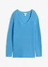 Maglione a coste in puro cotone, bonprix