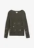 Maglione con ricamo, bonprix