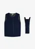 Gilet prémaman 3 in 1 in morbido pile teddy con inserto babywearing (set 3 pezzi), bonprix