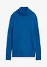 Maglione basic a collo alto in filato fine, bonprix